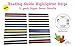 Reading Guide Highlighter Strips (12 PACK) + Dyslexia Brain Games CD + Finger Spacers BUNDLE | Colored and Guided Reading Strips with Overlays | 12 COLORS
