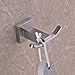 KES Bath Towel Hook SUS 304 Stainless Steel Bathroom Shower Double Coat and Robe Hook Wall Mount Modern Square Brushed Finish, A21061-2
