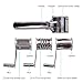 LOVKITCHEN Vegetable Cheese Grater with 3 Interchanging Rotary Ultra Sharp Cylinders Stainless Steel Drums and Slicer