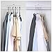 SONGMICS Hangers 50 Pack, Velvet Non Slip, 0.18 lb per Hanger, Durable, 0.2 Inch Thickness Space Saving, 360° Swivel Hooks, Beige UCRF50L