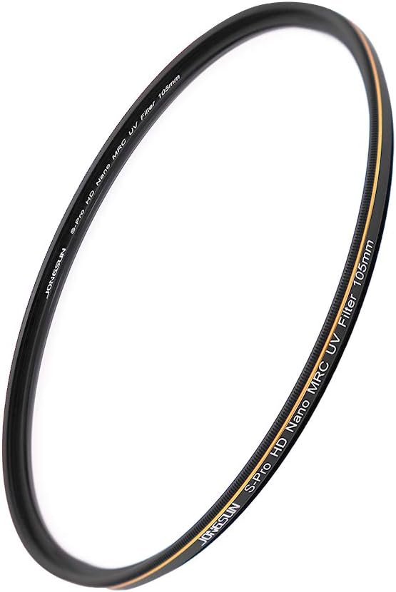 JONGSUN 105mm UV Filter, S-Pro HD Nano MRC16 Camera Ultraviolet Protection Filter, 16 Layers Multicoated, SCHOTT B270