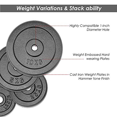 Xn8-Olympic-Weight-Plates-Pairs-11lbs-22lbs-Sets-Cast-Iron-Plate-Bumper-Grip-Plates-Barbell-for-Home-Gym-Workout