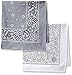 Levi's Men's 100% Cotton Multi-Purpose Bandana Gift Sets – Headband, Wrap, Protective Coverage