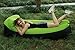 Inflatable Lounger Chair with portable carry bag for various uses (Green sofa N)