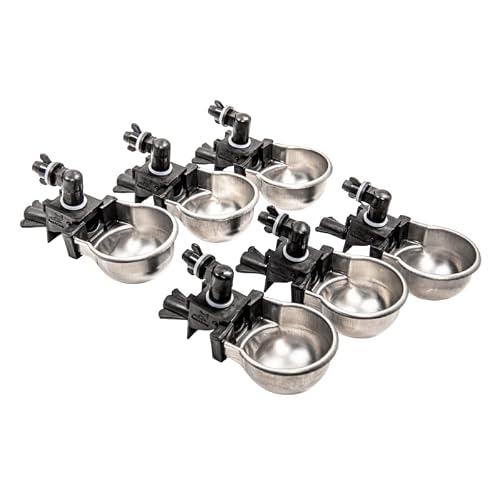 RentACoop Auto-Fill Metal Waterer Cups
