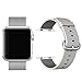 Smart Watch Band, Uitee Woven Nylon Band for Apple Watch 42mm Series 1 & 2, Uniquely and Artistically Designed Replacement Strap for iWatch, Best Comfortably Light With Fabric-Like Feel (Pearl)