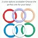 Silicone Teether Ring 3 Pack - Baby Teething Toys for Natural Pain Relief - 100% Safe and BPA Free