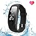runme Fitness Tracker Upgraded 2018 3rd Generation Activity Tracker, Sports Fitness Watch with Sleep and Heart Rate Monitor, IP67-rated Waterproof Smart Band with Pedometer for Smartphone