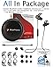 Bluephonic Bluetooth Headphones - Magnetic Wireless Earbuds w/Microphone | Impeccable HD Sound | Sports Running & Gym Workout Noise Cancelling Headset | Fit In Ear Sweatproof Earphones | 8 Hour Play