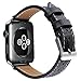 OULUOQI Leather Bands Compatible with Apple Watch 42mm 44mm with Soft Protective Case, Classic Business Genuine Leather Bands for iWatch Strap Series 4/3/2/1