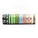 Christmas washi tape,reindeer and the sled gold foil washi tape,Christmas trees and candy(Set of 10 rolls)
