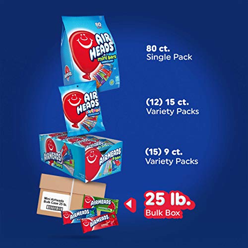 Airheads Candy, Mini Bars, Parades, Party, Assorted Flavors