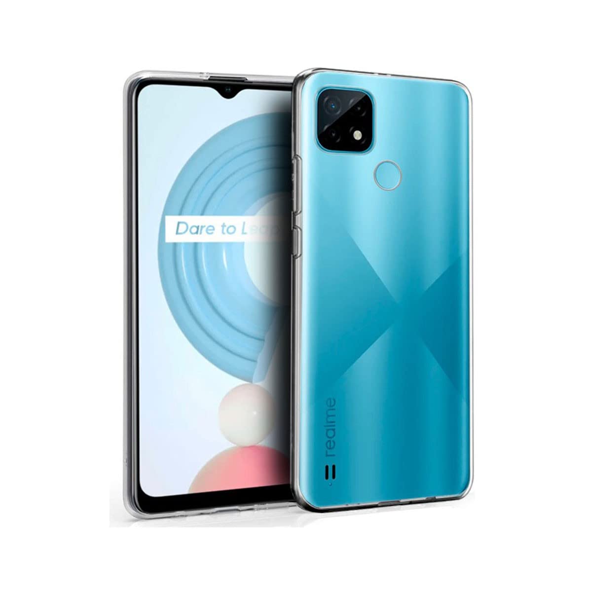Cool Silicone Case for Realme C21 / C11 (2021) (Transparent)