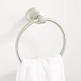 Signature Hardware 446873 Pendleton Towel Ring - Brushed Nickel