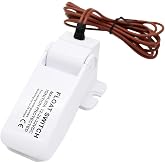 HUIXHAO Automatic Bilge Pump Float Switch, DC 12V/24V/32V | For boats and yachts, marine bilge pump switch, activates electric water pumps as water rises, ignition-protected