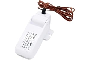 HUIXHAO Bilge Pump Switch - Automatic Bilge Pump Float Switch ，Float Switch DC 12V 24V 32V for Boats Ignition Protected for Electric Water Pumps