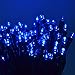 INST Solar Powered LED String Light, Ambiance Lighting, 54.5ft 17m 100 LED Solar Fairy String Lights for Outdoor, Gardens, Homes, Christmas Party (Blue)
