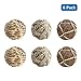 Mkono Woven Grass Play Ball for Rabbit Natural Pet Chew Toys Improve Dental Health for Bunny,Hamster, Pack of 6