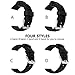 Gear S2 Classic Bands, Gear Sport Band Silicone Strap Quick, Black, Size 20mm