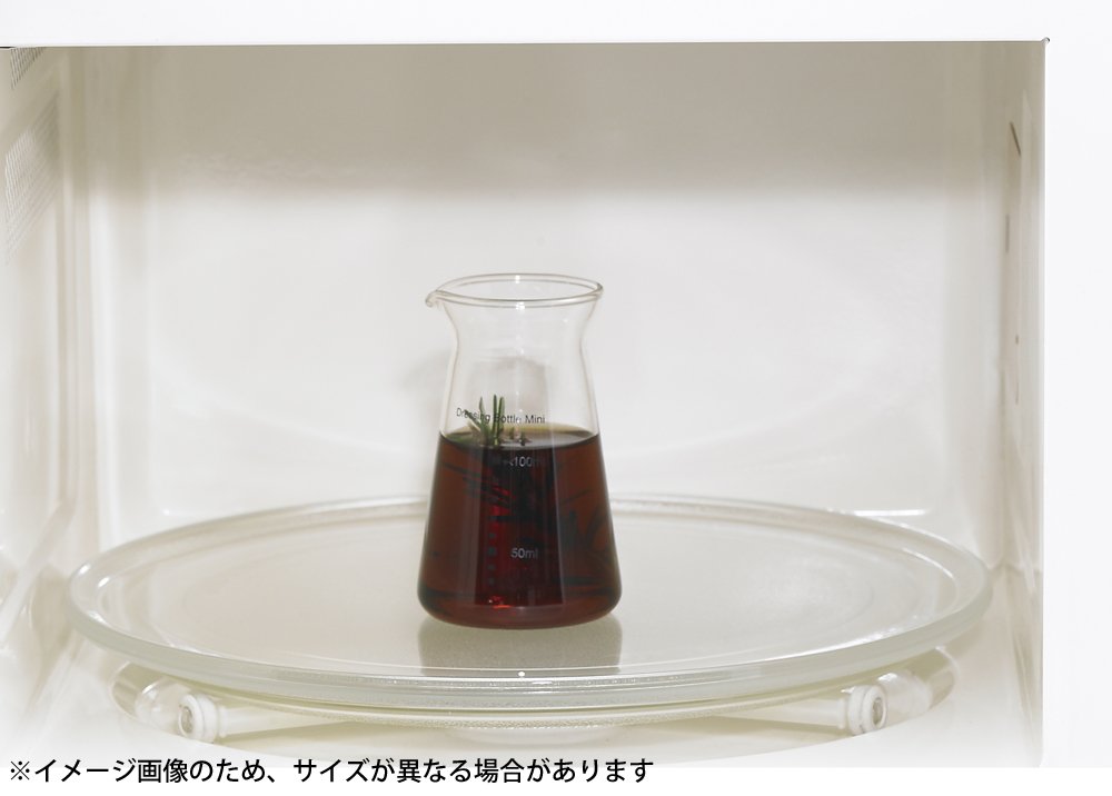 iwaki KT5013-BK Heat Resistant Glass Dressing Bottle, Black, Mini
