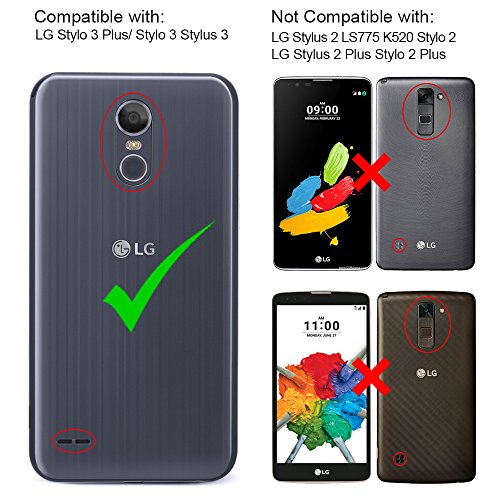 FINCIBO Case Compatible with LG Stylo Stylus LS777 Stylo Plus,  Fashionable Flap Wallet Pouch Cover Cas