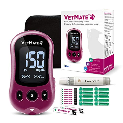 VetMate Dogs/Cats Diabetes Monitoring Starter KIT (AutoCoding) 1 Pet