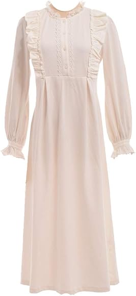 long white cotton nightdress