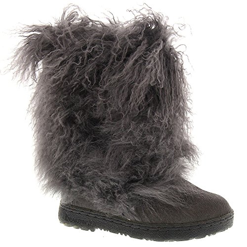 Bearpaw Women's Boetis II Mid-Calf Boot (8 B(M) US, Charcoal)