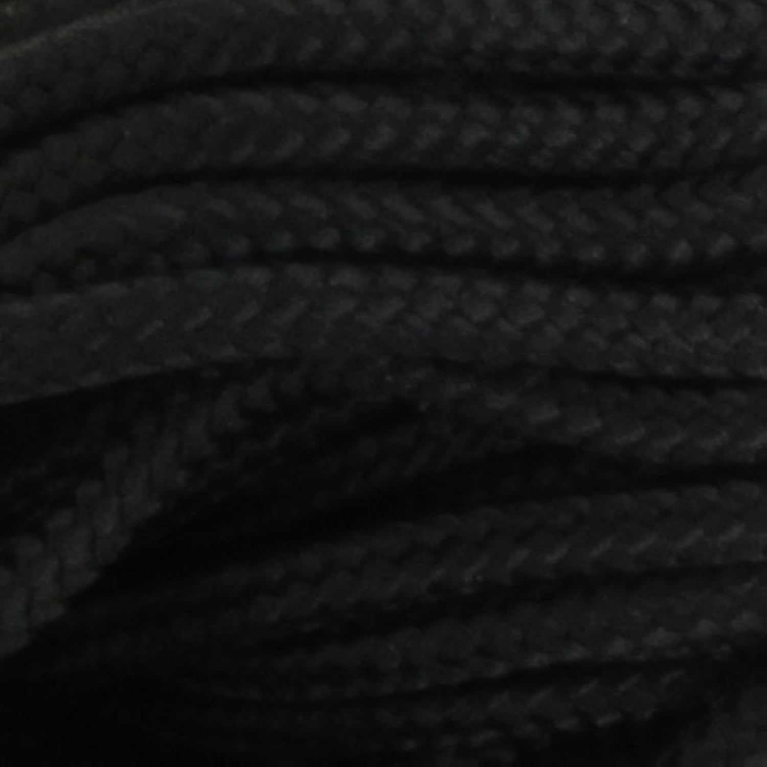 PARACORD PLANET 50 Feet Hanks Of 425 Paracord (3Mm) Made Of 100% Nylon Black — image 1