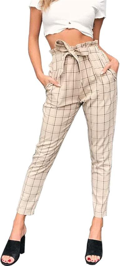 plaid harem pants