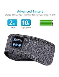 Sleep Headphones Bluetooth Headband,Upgrage Soft Sleeping Wireless Music Sport Headbands, Long Time Play Sleeping Headsets with Built in Speakers Perfect for Workout, Running, Yoga