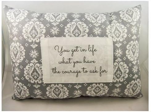 Word sign quote sayings throw decor pillow