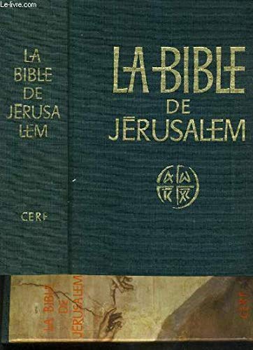 La bible De Jerusalem by (Hardcover)