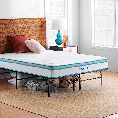 LINENSPA 8 Inch Memory Foam and Innerspring Hybrid Mattress Full