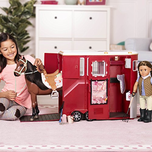 Our Generation by Battat Mane Attraction Horse, Equestrian Trailer