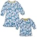 Dreamwave Little Girls Gown and Matching Doll Outfit Blue 6