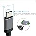 Veckle Type C Cable USB C to USB A 3.3Ft Braided Cable (Black 3.3ft)