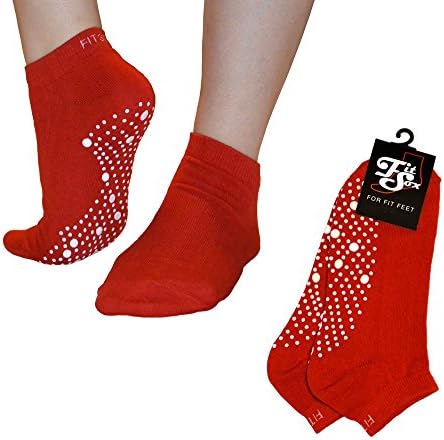 FitSoxGrip Socks - Yoga, Martial Arts, Dance Anti-Slip/Non-Slip, 1 Pair, US Size 8-10.