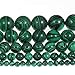 Natural Stone Beads 8mm Malachite Gemstone Round Loose Beads Crystal Energy Stone Healing Power for Jewelry Making DIY,1 Strand 15