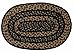 Country Style Black Tan Jute Placemat 12x18