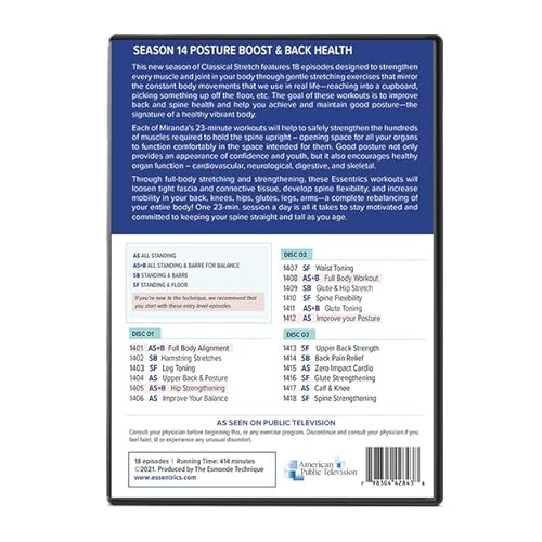 Classical Stretch by ESSENTRICS: Season 14 Posture Boost Back