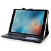 iPad Pro 10.5 Case,BELK Vintage Luxury Leather Folio Flip Smart Protective Cover Case With Card Slots & Pencil Holder & Magnetic Wake/Sleep For Apple iPad Pro 10.5 Inch 2017 - Black