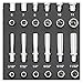 OEMTOOLS 23982 1/4 Drive Ratchet and Socket Set, 80-Piece, SAE & Metric Sockets, Amazing Mechanic's Tool Set with Two Steel Ratchets and Padded Organizer Case