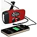 Ambient Weather WR-089 Compact Emergency Solar Hand Crank AM/FM/NOAA Weather Radio, Flashlight, Smart Phone Charger with Cables