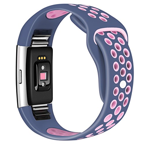 HUMENN For Fitbit Charge 2 Bands, Replacement Accessory Sport Band for Fitbit Charge 2 HR