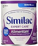 Similac Expert Care Alimentum Hypoallergenic Nutrition Formula, Powder, With Iron, 16 oz (Pack of 5)