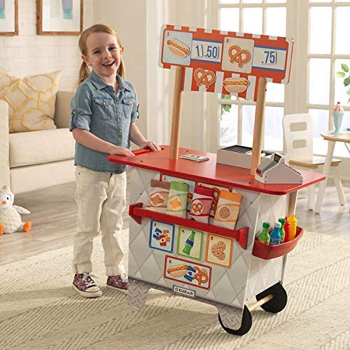 My Ultimate Snack Stand with EZ Kraft Assembly 360Â° Play 54-Piece Food & Accessory Set