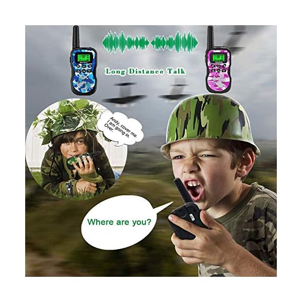 Nestling-Walkie-Talkies-3-Pack-Upgraded-Version-Camouflage-Exterior-8-Channels-2-Way-Radio-Toys-with-Backlit-LCD-Flashlight-3-Miles-Range-for-Kids-Indoor-Outdoor-Activity Nestling Walkie Talkies 3 Pack, Upgraded Version Camouflage Exterior 8 Channels 2 Way Radio Toys with Backlit LCD…