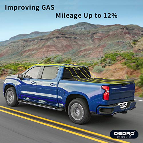 oEdRo Soft Trifold Truck Bed Tonneau Cover Compatible with 20162023 Toyota with 5ft Bed