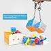 D-FantiX Moyu Cubing Classroom Set Mini 3x3 Speed Cube Keychains 3x3x3 Magic Cube Key Ring Toys Gift Box